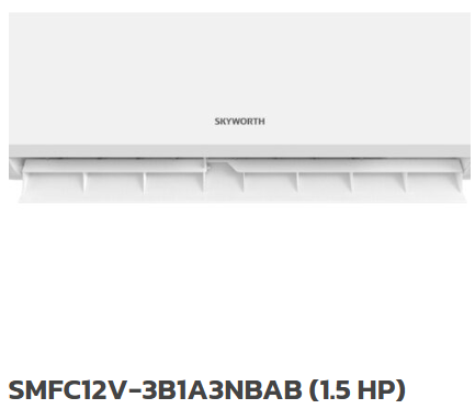 SKYWORTH SMFC12V 1.5HP NON INVERTER AIR COND (Without installation)