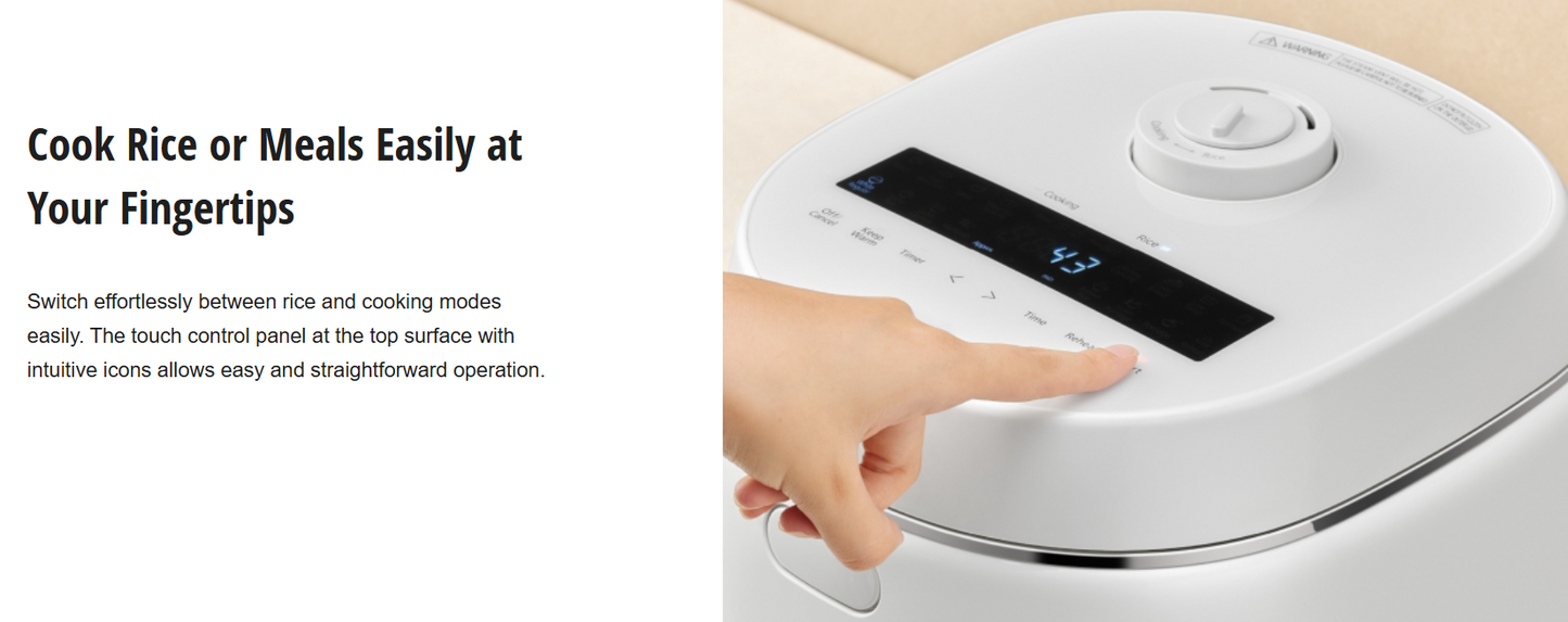 PANASONIC 1.8L MICROCOMPUTER RICE COOKER SR-DK184