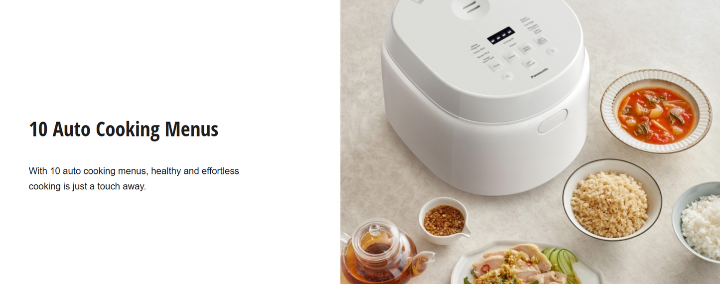 PANASONIC 1.8L MICROCOMPUTER RICE COOKER SR-DL184