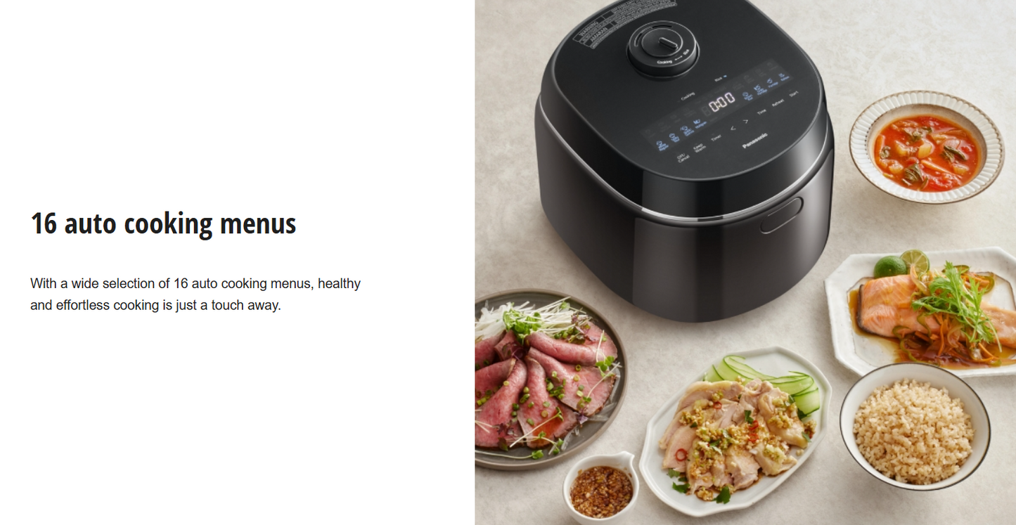 PANASONIC 1.8L MICROCOMPUTER RICE COOKER SR-DM184