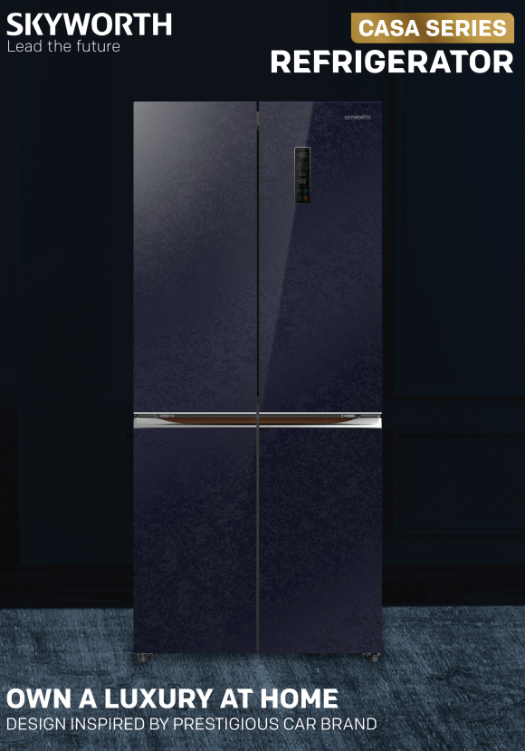 SKYWORTH MULTI DOOR REFRIGERATOR SRM-496WPGQ