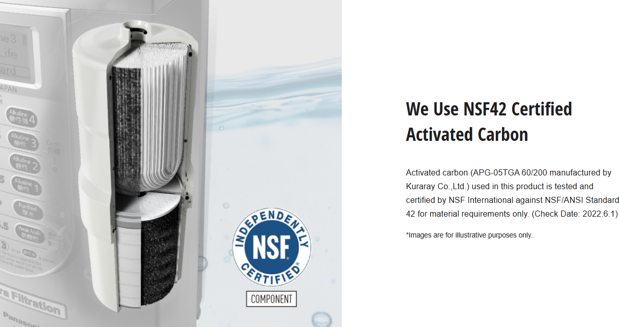 PANASONIC ULTRA FILTRATION WATER ALKALINE IONIZER TK-AS65-ZMA