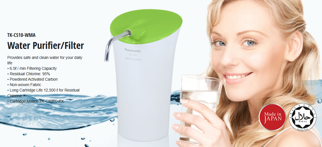 PANASONIC WATER PURIFIER - STANDARD MODEL TK-CS10-WMA