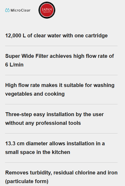 Panasonic Counter Top Water Purifier TK-CS200-WMA