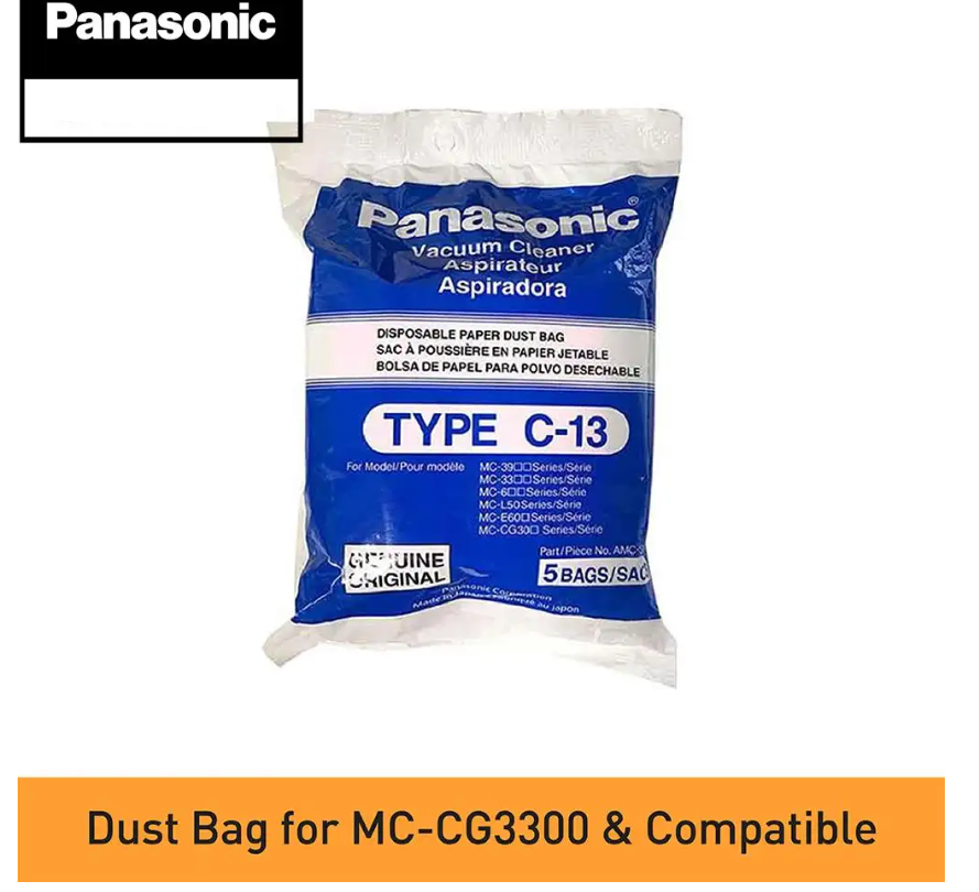 PANASONIC PAPER VACUUM DUST BAG TYPE C-13 (1 PACK - 5 PCS)