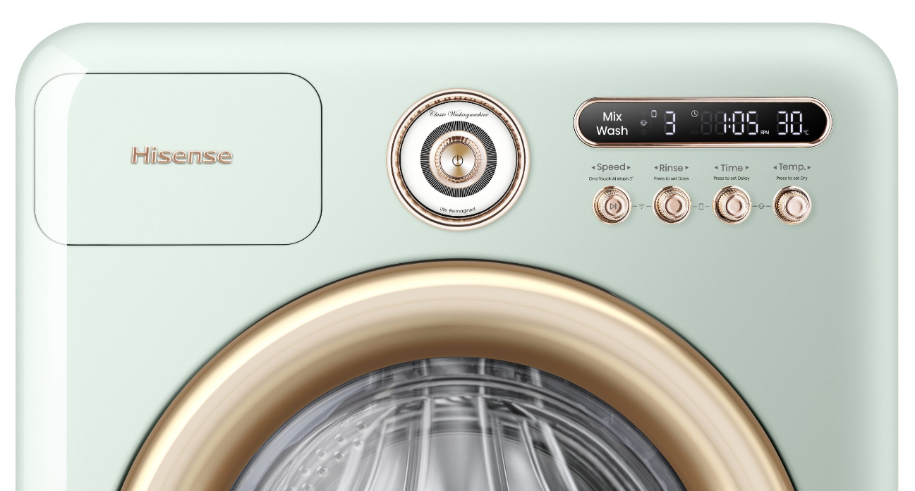 HISENSE  FRONT LOAD WASHER & DRYER 10.5KG / 7KG WD105R5