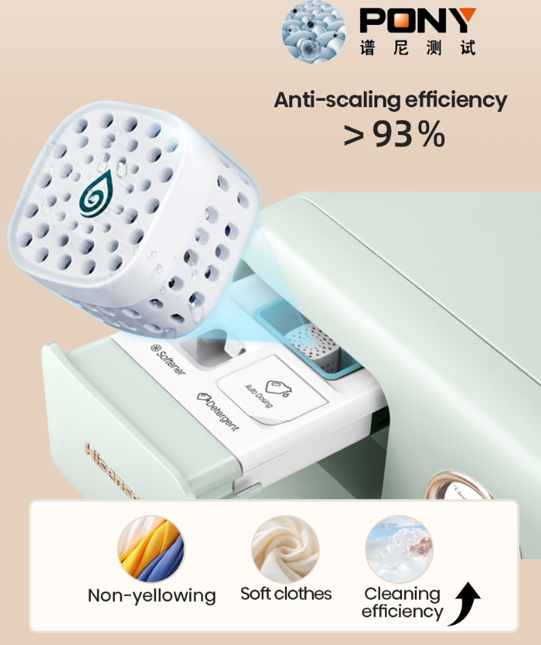 HISENSE  FRONT LOAD WASHER & DRYER 10.5KG / 7KG WD105R5