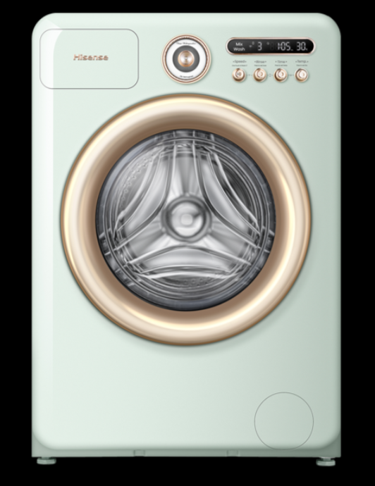 HISENSE  FRONT LOAD WASHER & DRYER 10.5KG / 7KG WD105R5