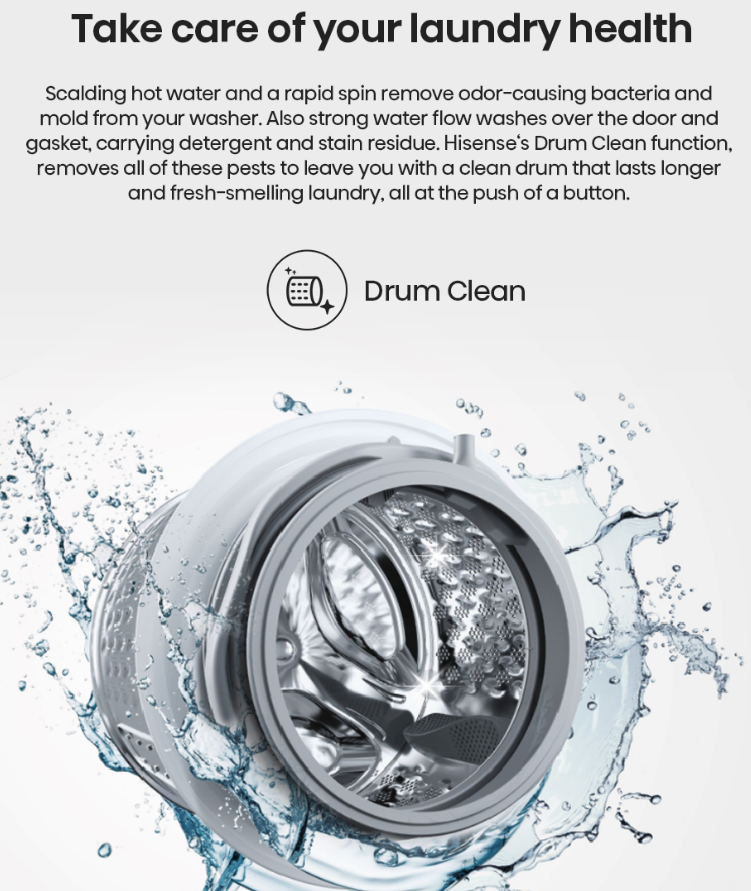 HISENSE  FRONT LOAD WASHER WF105M3
