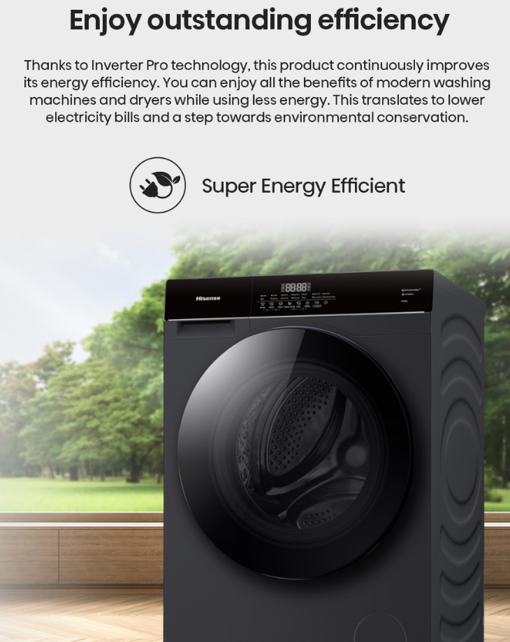 HISENSE  FRONT LOAD WASHER WF105M3
