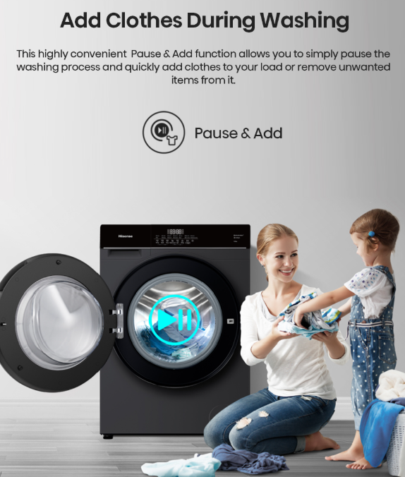 HISENSE  FRONT LOAD WASHER WF105M3