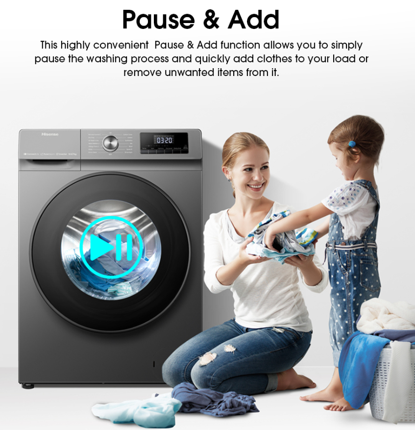 HISENSE  FRONT LOAD WASHER WFQY1114VJMT
